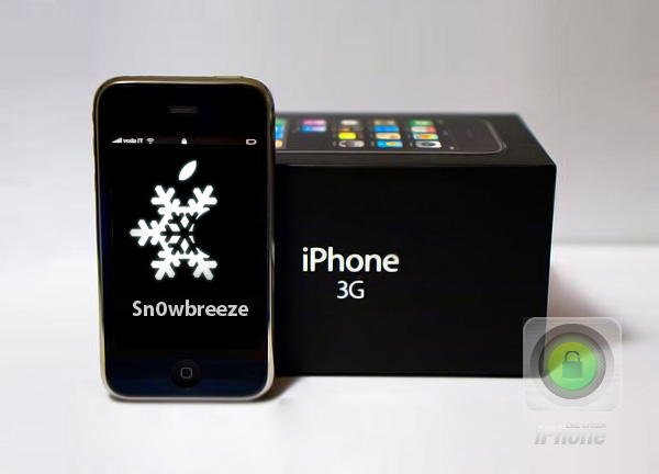 iPhone 3G iOS 3.1.3 Jailbreak sn0wbreeze