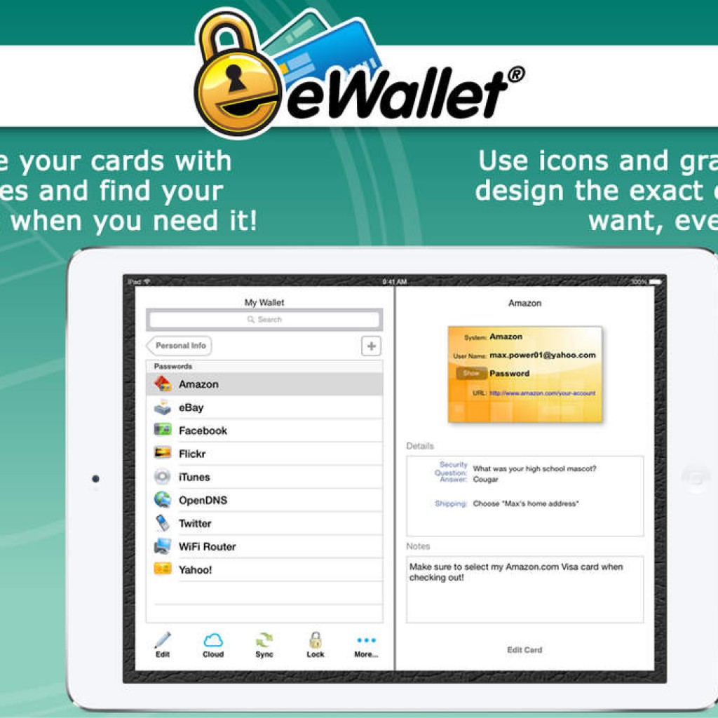 eWallet app