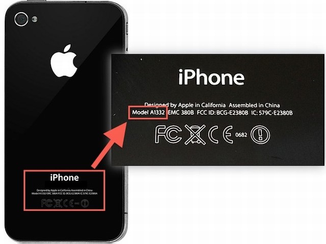 how to check model year of iphone