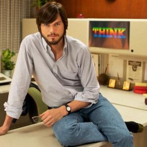 Ashton Kutcher as Steve Jobs.