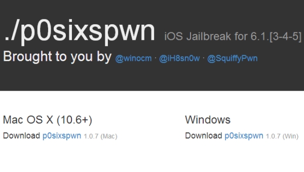 P0sixspwn iOS 6.1.3-6.1.5 Jailbreak