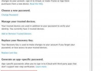 Setup APP Specific Passwords For iCloud | Userguide