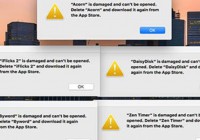 Mac Applications Damaged Due to Authentication Problems