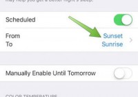 How to Set iPhone Night Shift Mode to Automatically Switch On and Off
