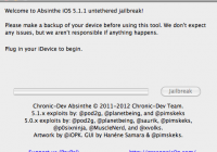 Absinthe 2.0 iOS 5.1.1 Untethered Jailbreak Tutorial (Windows/Linux/Mac)
