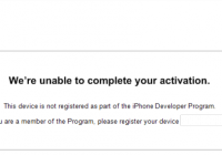 How To Fix We’re Unable to Complete Your Activation after iOS 7 Beta Update