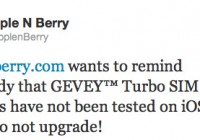 Don’t Update iPhone to iOS 6 Because You Lose Gevey SIM Card Unlock