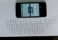 Virtually Type Text Using Invisible Keyboard for iPhone