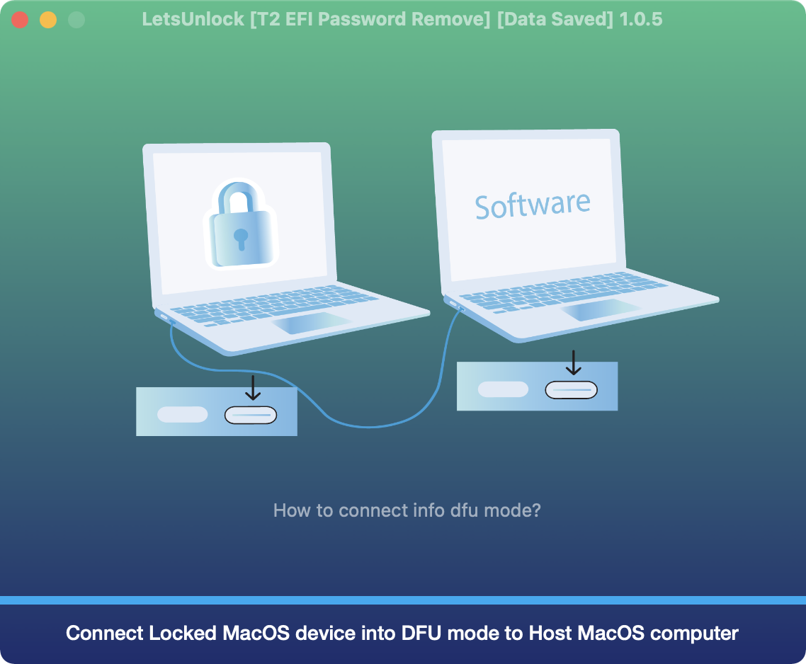  EFI Firmware Unlock Tool Prepare Device to unlock