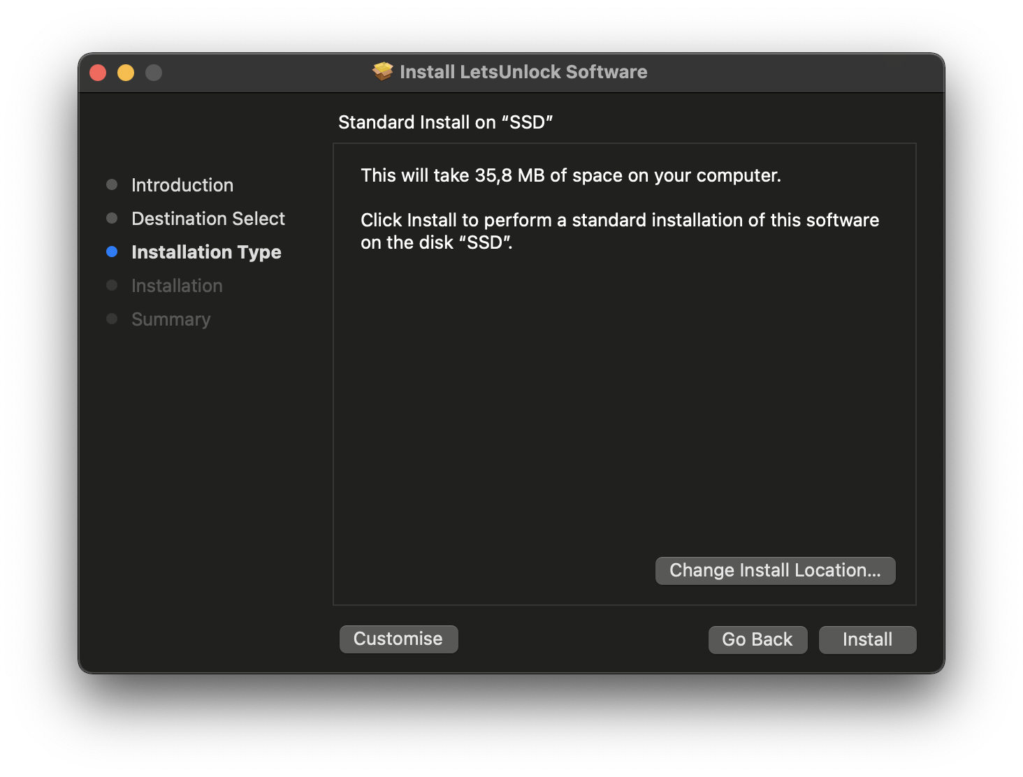 Install LetsUnlock iCloud Bypass Tool step 2 