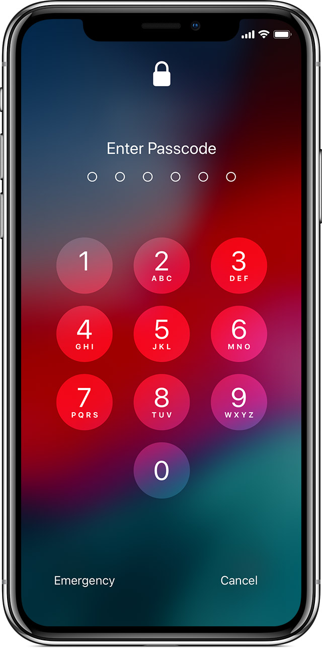 Unlock passcode disable iPhone or iPad