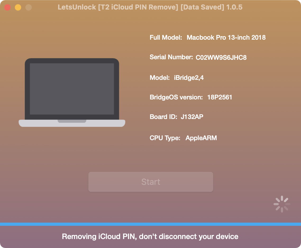 Step:5 process to bypass iCloud MacOS System Pin Lock Code