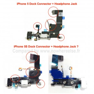 iPhone 5S Dock Connector, Loud Speaker, Headphone Jack Leaked Photos