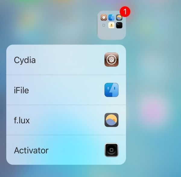 How to Quickly Launch Apps on iPhone with 3D Touch Jailbreak Tweak
