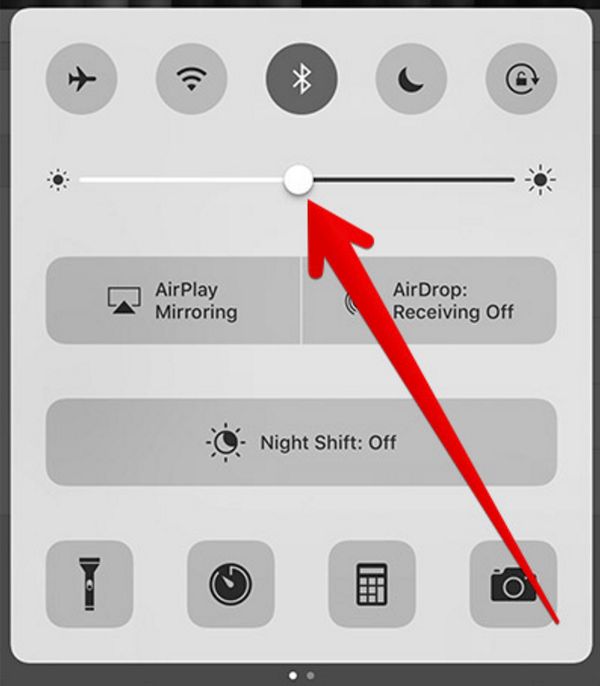 Make iOS 10 screen darker