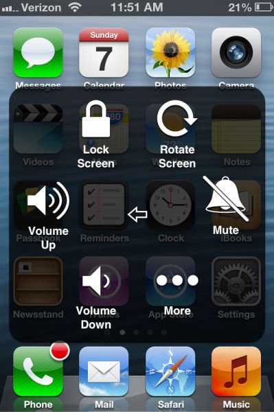 Assistive Touch iPhone Feature