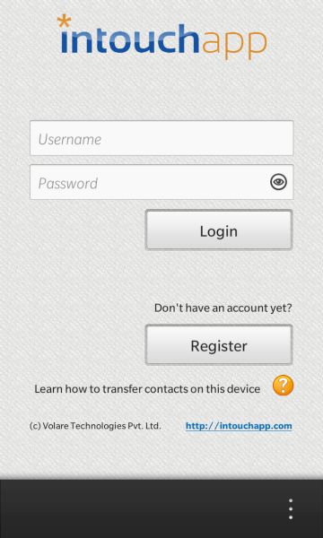BlackBerry InTouch App Transfer Data to iPhone