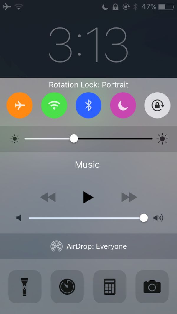 Cool iOS 9 Control Center Tweak That Enables More Toggles