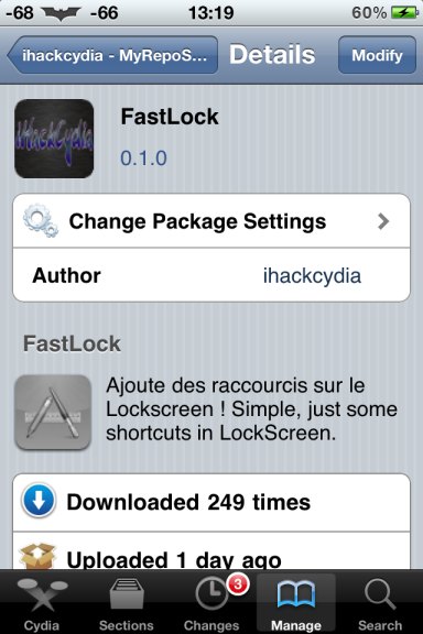 FastLock Cydia Tweak 1