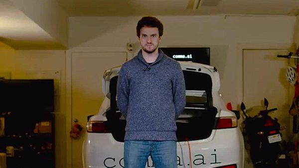 iPhone Hacker Introduces His Self Driving Car Project