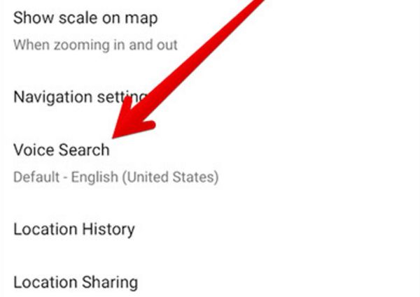 change language in google maps iphone app