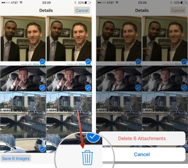 How to Remove Multiple Messages Attachments iOS 9 iPhone Guide