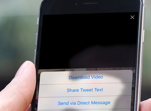 Download videos from Twitter to iPhone directly