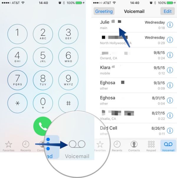 How to Share Voicemails on iPhone Running iOS 9