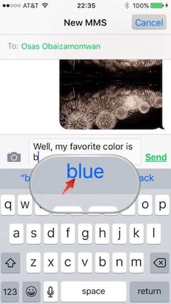 How to Change iPhone Predictive Text to Funny Color [Jailbreak Tweak]