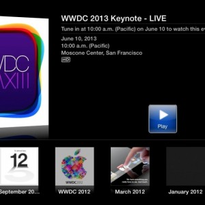 WWDC Apple TV