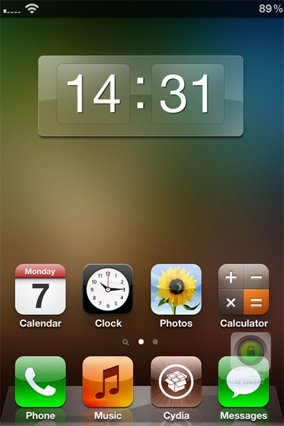 Clock Widget Cydia Tweak Add-on For Dashboard X