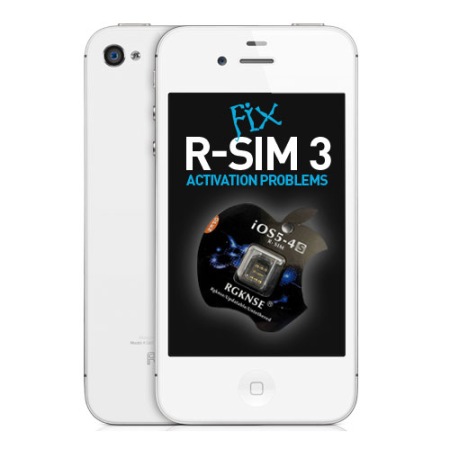 Activation Problems With R-Sim 3 On iPhone 4S [How-to Fix]