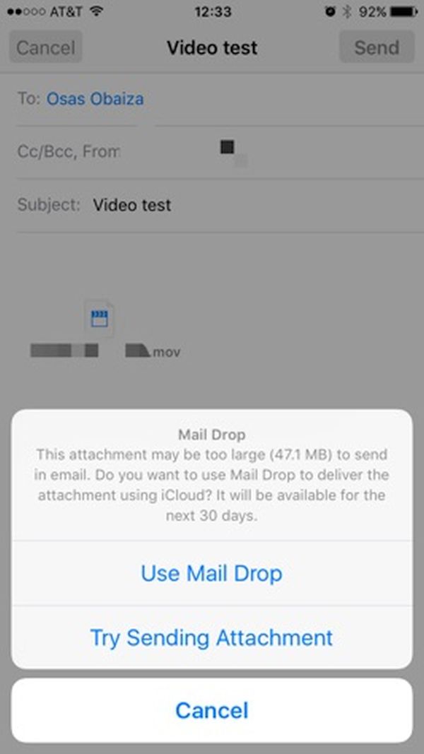 How to Email Large Files / Attachments for Free on iPhone