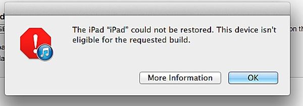 iOS 9.3 Update Error iPad iPhone