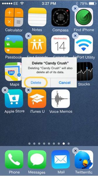 iPhone How to Delete Apps
