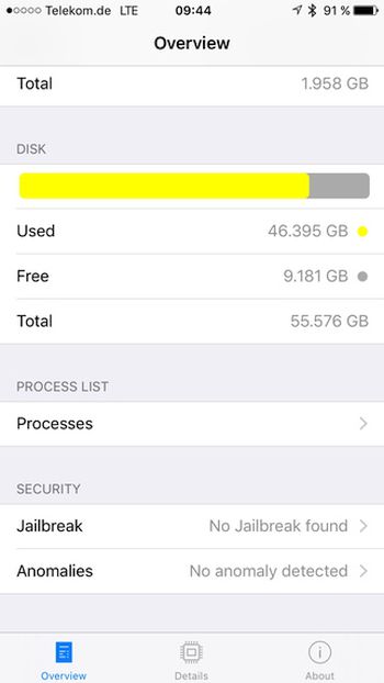 iPhone Jailbreak Malware Detection iOS 9 App