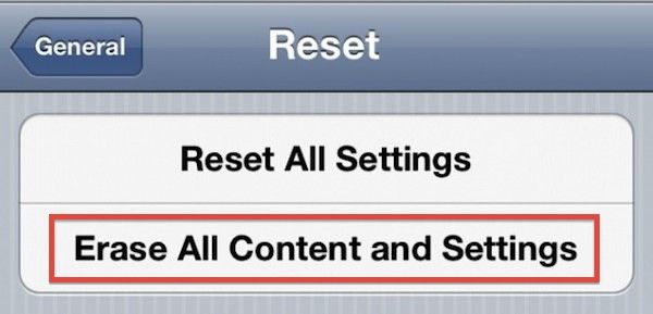iPhone Reset Settings to Factory How To