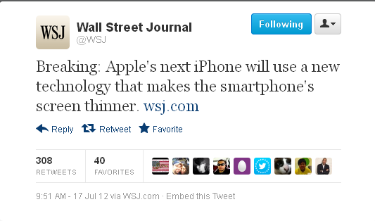 New Rumor Claims iPhone 5 Will Have Thinner Display Screen