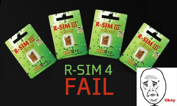 R-SIM IV Can&#039;t Unlock iPhone 4 Baseband 4.11.08 and 4.12.01 Anymore