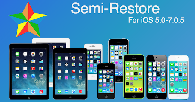 Semi Restore iPhone iOS 7 Full Support [Save Jailbreak]