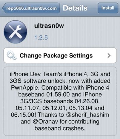 Unlock iPhone 3GS iOS 5.1 on Basebands 05.16.05, 06.15.00 &#124; Guide