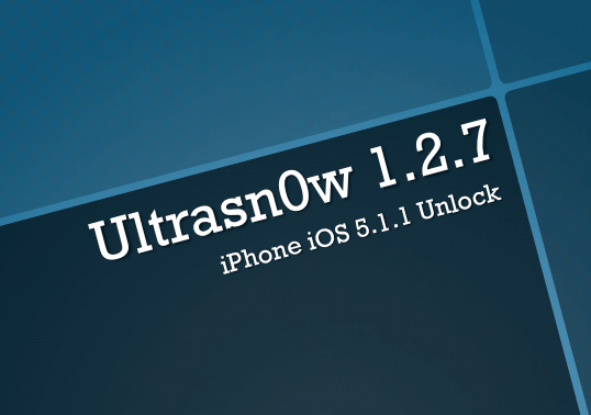 Use Ultrasn0w 1.2.7 To Unlock your iOS 5.1.1 iPhone 4/3GS Quickly And Easy
