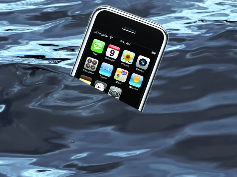 retrieve data from water damaged iphone